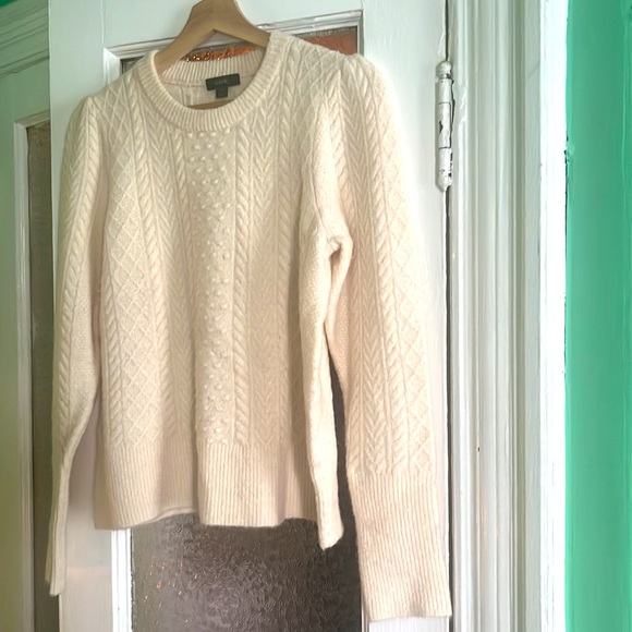J. Crew Wool-Alpaca Crewneck Sweater — Excellent Condition - Picture 3 of 16